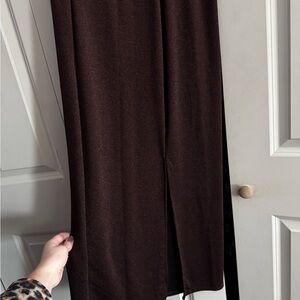 Old Navy Brown Midi Skirt